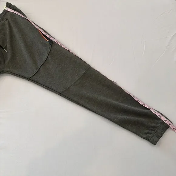 Burnside Men's Sz L Performance Jogger Pants Olive Green Army Zip Pocket BG8531 - Picture 15 of 16